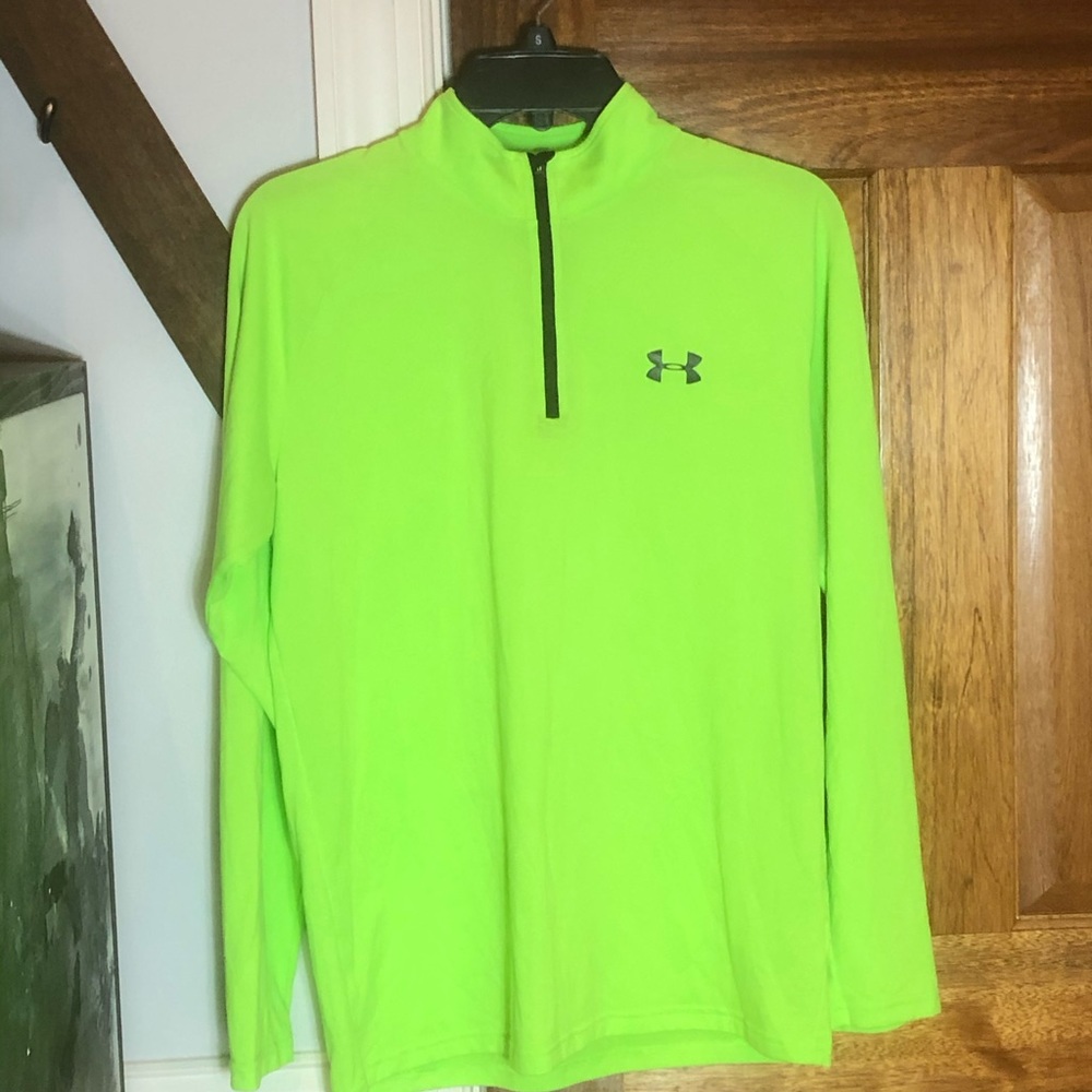 Under Armour Heat Gear 1/4 ZIP Long Sleeve Top